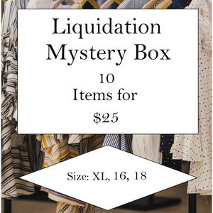 Womens Clothing Liquidation Mystery Box Size XL, 16, 18